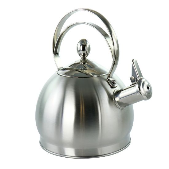 Picture of MegaChef Stainless-Steel Stovetop Kettle, 11.83 Cups, Brushed Silver