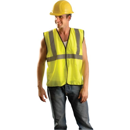 Picture of Class 2 Solid Vests, 2X/3XLarge, Hi-Viz Orange