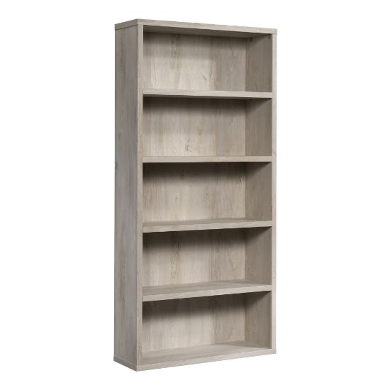 Picture of Sauder Optimum 73-1/2inH 5-Shelf Bookcase, Chalked Chestnut