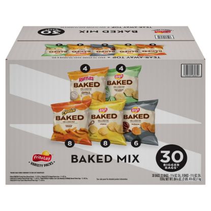 Picture of Frito-Lay Baked Mix Variety Pack, Box Of 30 Pouches