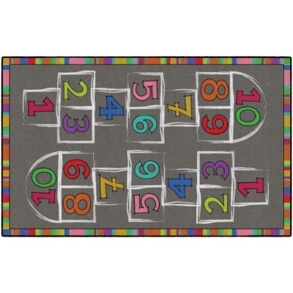 Picture of Flagship Carpets Hopscotch Area Rug, 5ftH x 8ftW