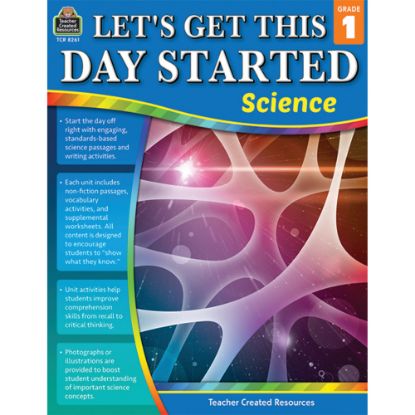 Picture of Teacher Created Resources Lets Get This Day Started: Science, Grade 1