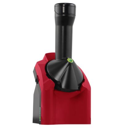 Picture of Edgecraft Yonanas Classic Vegan Non-Dairy Frozen Fruit Soft Serve Dessert Maker, 6-3/16in x 13-13/16in x 7-9/16in, Red