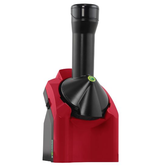 Picture of Edgecraft Yonanas Classic Vegan Non-Dairy Frozen Fruit Soft Serve Dessert Maker, 6-3/16in x 13-13/16in x 7-9/16in, Red