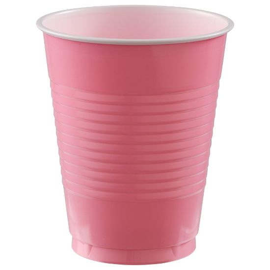 Picture of Amscan Plastic Cups, 18 Oz, New Pink, Set Of 150 Cups