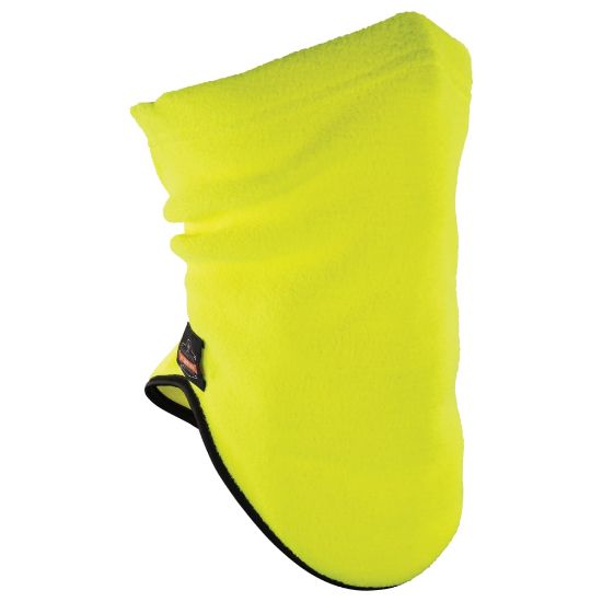 Picture of Ergodyne N-Ferno 6960 Fleece Neck Gaiter, Hi-Vis Lime