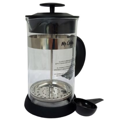 Picture of Mr. Coffee Cafe Oasis 32 Oz French Press Coffee Maker, Black/Clear