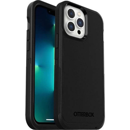 Picture of OtterBox iPhone 13 Pro Max/12 Pro Max Defender Series Pro XT Antimicrobial with MagSafe - For Apple iPhone 12 Pro Max, iPhone 13 Pro Max Smartphone - Black