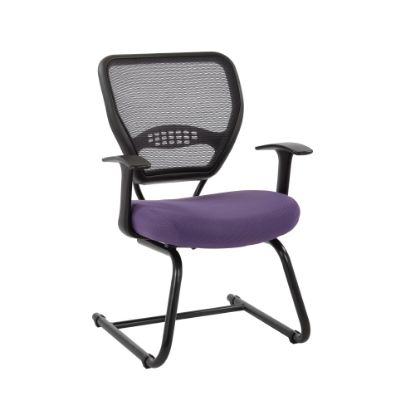 Picture of Office Star Space 55 Series Professional AirGrid Back Visitors Chair, Purple