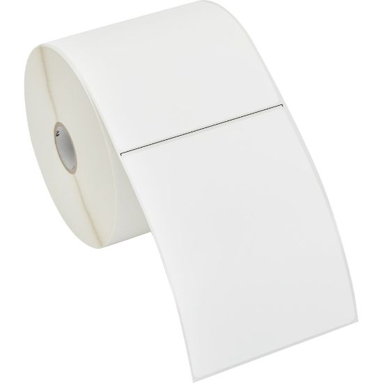 Picture of Zebra Label Paper, U82387, Rectangle, 4in x 5in, Thermal Transfer Zebra ZSelect 4000T, 1in Core, White