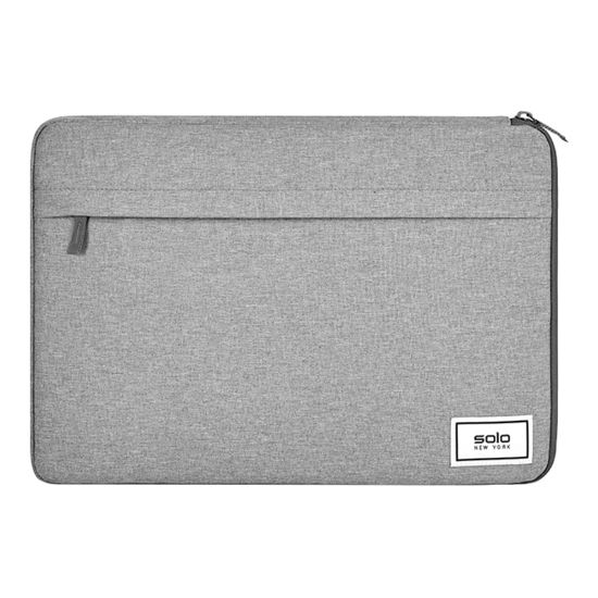 Picture of Solo New York Bags Refocus Recycled Laptop Sleeve, 11-1/4in x 16-1/4in, 51% Recycled, Gray