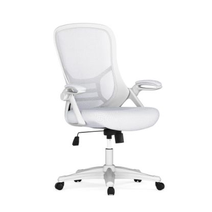 Picture of Flash Furniture Ergonomic Mesh High-Back Office Chair, White