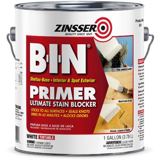 Picture of Zinsser BIN Shellac Primer, 1 Gallon, Case Of 4 Containers