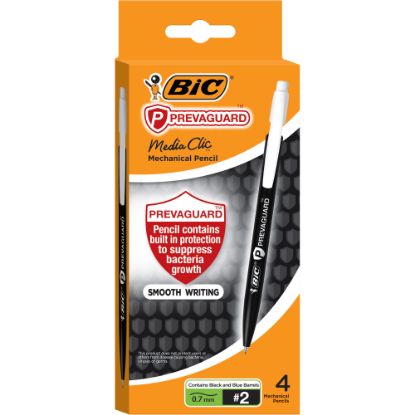 Picture of BIC Prevaguard Mechanical Pencil with antimicrobial additive  0.7mm Point #2 4Pk