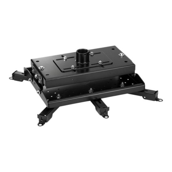 Picture of Chief Heavy Duty Universal Projector Mount - Black - Mounting component (ceiling mount) - for projector - steel - black