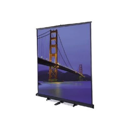 Picture of Da-Lite Floor Model C Video Format - Projection screen - ceiling mountable, wall mountable - 150in (150 in) - 4:3 - Matte White - black