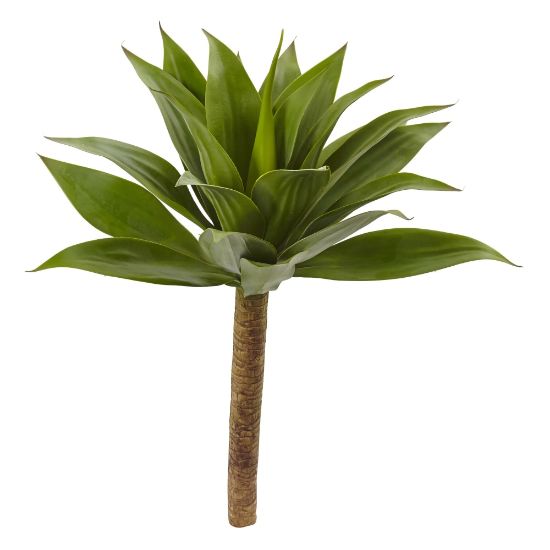 Picture of Nearly Natural 32inH Plastic Agave Plant With Stem, Brown/Green