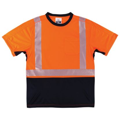 Picture of Ergodyne GloWear 8283BK Lightweight Performance Hi-Vis T-Shirt, 4X, Orange