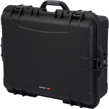 Picture of Nanuk 945 Carrying Case Mobile Training Unit, Film Production Mobile Unit - Black - Impact Resistance, Water Proof, Dust Proof, Crush Proof, Shock Absorbing, Damage Resistant - NK-7 Resin Body - Handle - 19.9in Height x 25.1in Width x 8.8in Depth - 1 Pack