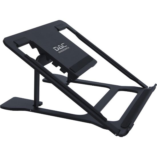 Picture of DAC Portable Laptop Stand With 6 Height Levels - Notebook, Tablet Support - Aluminum Alloy - Black