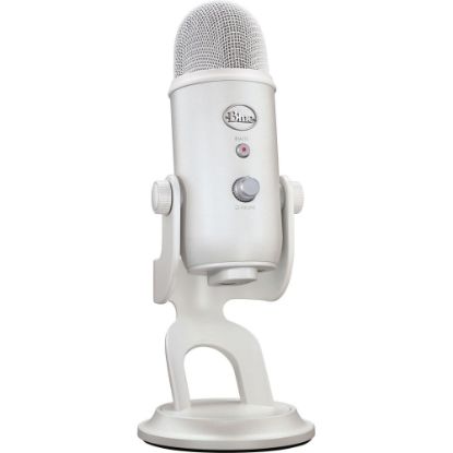 Picture of Blue Yeti Wired Microphone - White Mist - Shock Mount, Desktop, Stand Mountable - USB