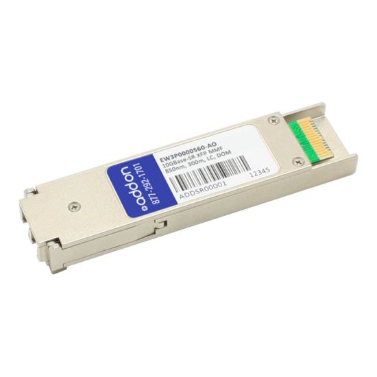 Picture of AddOn - XFP transceiver module (equivalent to: Citrix EW3P0000560) - 10 GigE - 10GBase-SR - LC multi-mode - up to 984 ft - 850 nm