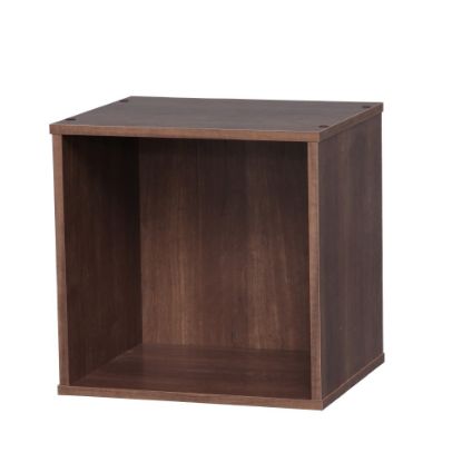 Picture of IRIS BAKU 14inH Modular Cube Storage Box, Brown