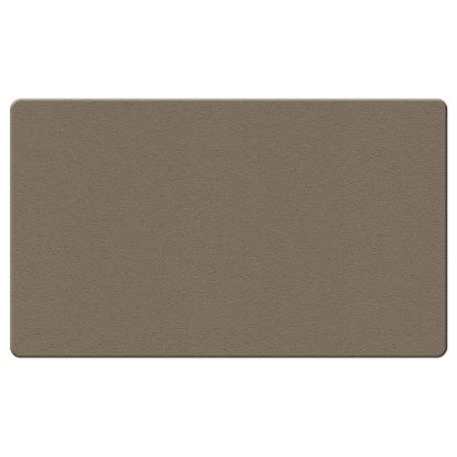 Picture of Ghent Fabric Bulletin Board With Wrapped Edges, 11-7/8in x 47-7/8in, Taupe