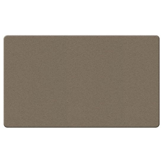 Picture of Ghent Fabric Bulletin Board With Wrapped Edges, 11-7/8in x 47-7/8in, Taupe