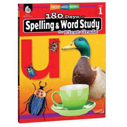 Picture of Shell Education 180 Days Of Spelling And Word Study, Grade 1