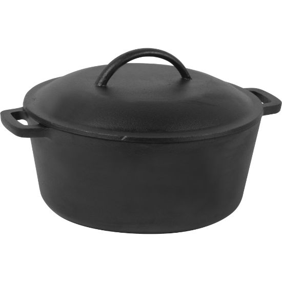 Picture of Commercial Chef 5-Quart Cast Iron Dutch Oven, Black