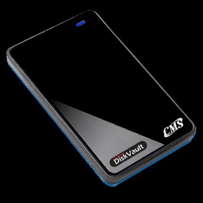 Picture of CMS Products CE-Secure DiskVault 500GB External Hard Drive, 32MB Cache, USB 3.0, Black