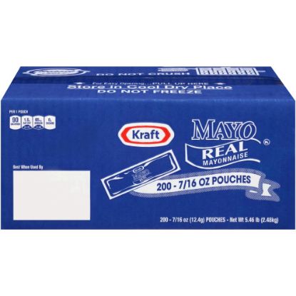 Picture of Kraft Foods Real Mayonnaise Packets, Pack Of 200 Packets