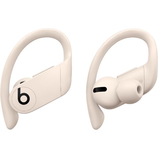 Picture of Beats by Dr. Dre Powerbeats Pro Totally Wireless Earphones - Stereo - Wireless - Bluetooth - Over-the-ear, Earbud - Binaural - In-ear - Ivory