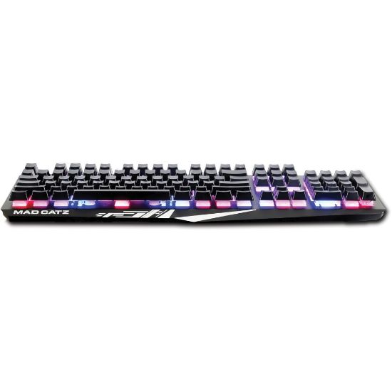 Picture of Mad Catz The Authentic S.T.R.I.K.E. 2 Membrane Gaming Keyboard - Black - Cable Connectivity Multimedia Hot Key(s) - Membrane Keyswitch