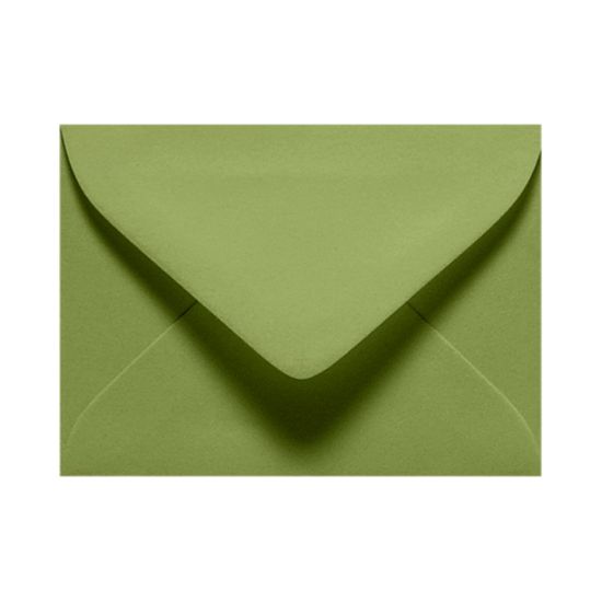 Picture of LUX Mini Envelopes, #17, Gummed Seal, Avocado Green, Pack Of 50