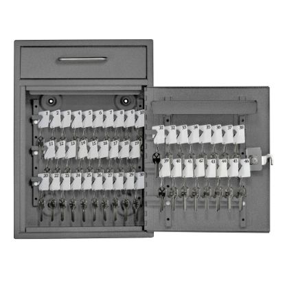 Picture of Mail Boss Key Boss Locking Combo Cabinet, 16-1/4inH x 11-1/4inW x 4-3/4inD, Granite