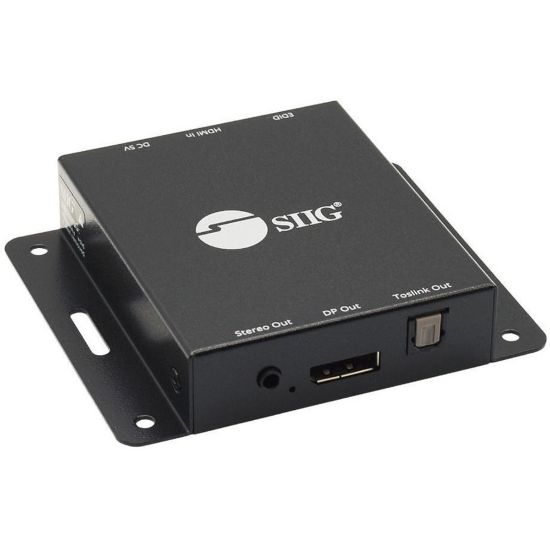 Picture of SIIG HDMI 2.0 to DisplayPort 1.2 Converter With Audio Extractor