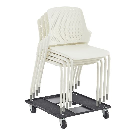 Picture of Safco Next Stacking Chairs, White, Set Of 4 Chairs