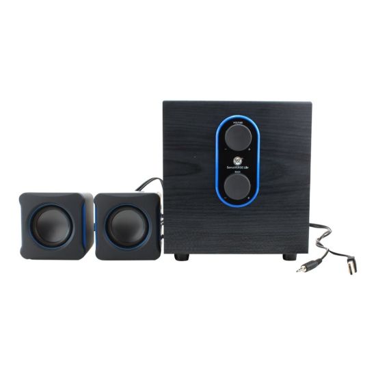 Picture of GOgroove SonaVERSE LBr - Speaker system - for PC - 2.1-channel - USB - 11 Watt (total)