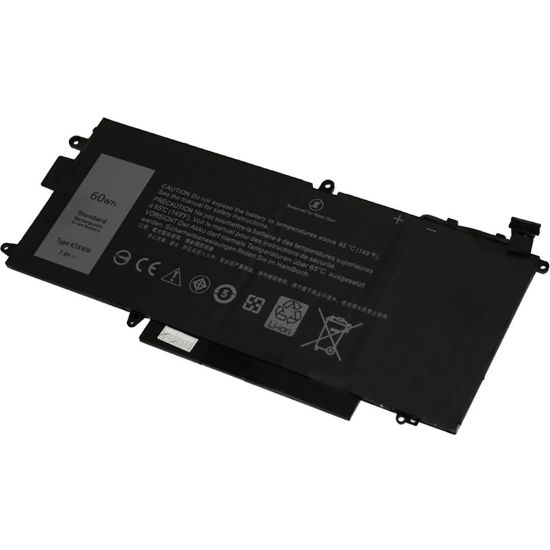 Picture of V7 Replacement Battery for Selected DELL Laptops - For Notebook - Battery Rechargeable - 7894 mAh - 7.6 V DC