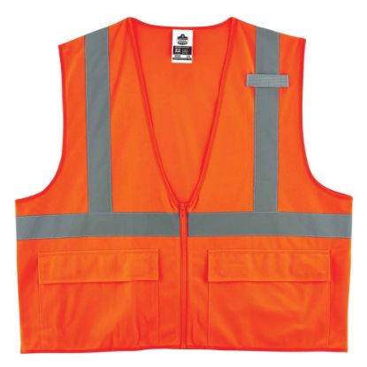 Picture of Ergodyne GloWear Safety Vest, Standard Solid, Type-R Class 2, Small/Medium, Orange, 8225Z