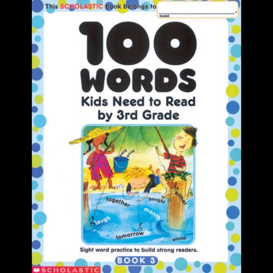 Picture of Scholastic 100 Words Grade 3, 8in x 10 1/2in