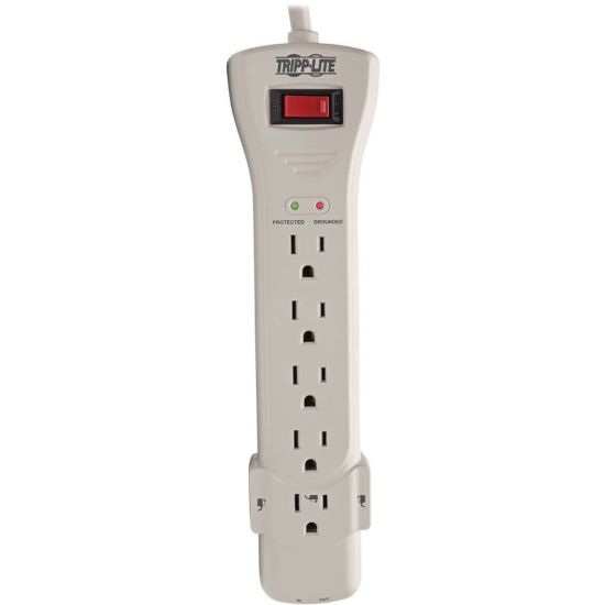 Picture of Tripp Lite 7-Outlet Surge Protector Power Strip, 15ft Cord, Gray