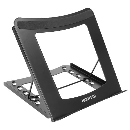 Picture of Mount-It! Mesh Stand For Up To 17in Laptops, 2inH x 14-1/4inW x 9inD, Black