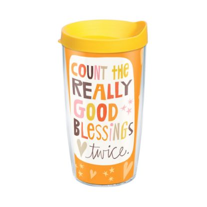 Picture of Tervis Hallmark Good Blessings Tumbler With Lid, 16 Oz, Clear