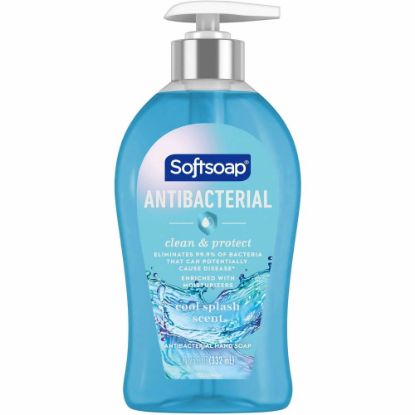 Picture of Softsoap Antibacterial Liquid Hand Soap, Cool Splash Scent, 11.3  Oz