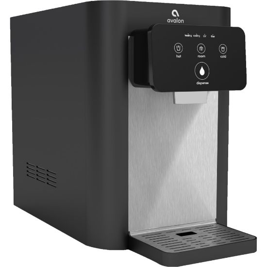 Picture of Avalon Electric Touch Countertop Bottleless Water Cooler Water Dispenser, 0.66 Gallon, Black