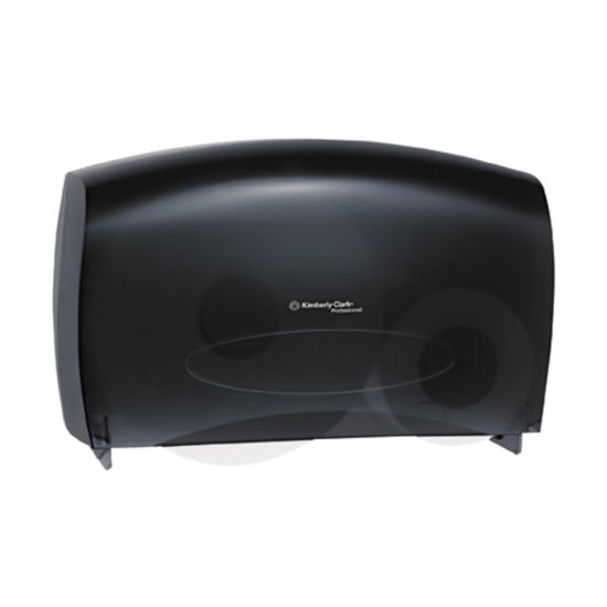 Picture of Kimberly-Clark Professional Plastic Jumbo-Roll Toilet Paper Dispenser, Smoke