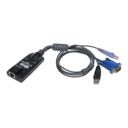 Picture of Tripp Lite USB Server Interface Unit Virtual Media & CAC B064 Cat5 KVM TAA - KVM / USB extender - up to 164 ft - TAA Compliant - for P/N: B064-008-01-IPG, B064-016-01-IPG, B064-032-01-IPG, B064-064-08-IPG, B072-016-IP4